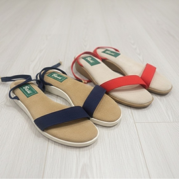 G.H. Bass & Co. Shoes - BUNDLE: (2) G.H. Bass & Co. Strappy Sandals - Navy & Red - Size 7